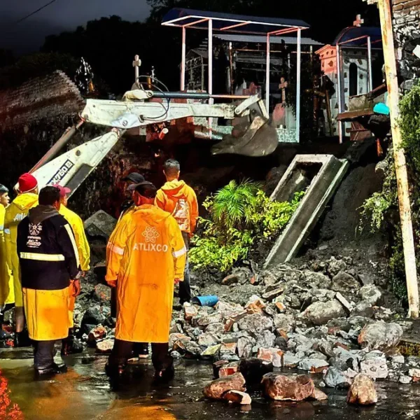 Saldo de la tromba en Atlixco: 25 casas inundadas y severos daños en 30 calles FOTO: El Sol de Puebla.