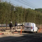 Las intensas lluvias y ráfagas de viento registradas la noche del jueves provocaron el colapso de una barda perimetral de la Universidad Anáhuac Puebla. FOTO: El Sol de Puebla.
