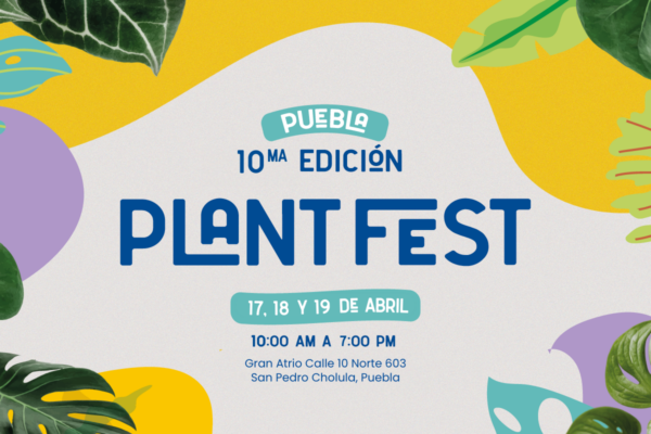 Plant Fest regresa a Puebla del 17 al 19 de abril con venta de plantas, macetas y artículos de jardinería. IMAGEN: FB @PlantFestMx.