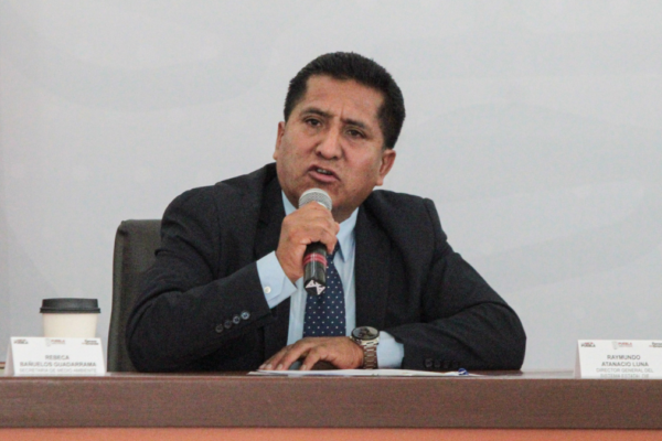 "No nada más es destaparse por destaparse", declaró Alejandro Armenta tras el anuncio de Raymundo Atanacio de buscar la presidencia municipal de Puebla. FOTO: EsImagen.