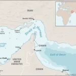 El control y la operación del Estrecho de Ormuz podrían quedar a cargo de Irán y Omán. IMAGEN: Britannica.