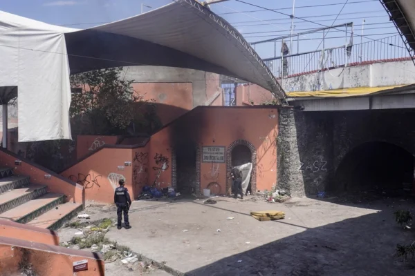 Lanzan campaña ciudadana para exigir el rescate del Teatro Popular José Recek Saade, el cual suma seis años en abandono. FOTO: Agencia Enfoque.