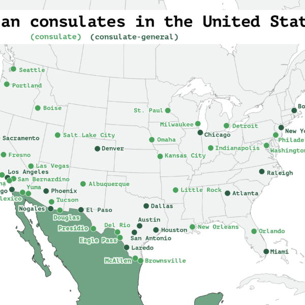 El gobierno de Trump anunció la revisión de los 53 consulados mexicanos en Estados Unidos al considerar que pueden ser centros políticos en su contra. IMAGEN: vía Reddit,