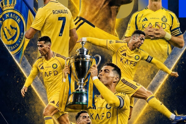 Después de varias temporadas quedándose cerca, Cristiano Ronaldo finalmente logró conquistar el campeonato de liga en Arabia Saudita junto al Al-Nassr. IMAGEN: X @Cristiano.