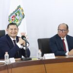“Por hoy no se los presto”: Armenta descarta salida de Aguilar Pala de Segob. FOTO: vía El Referente.