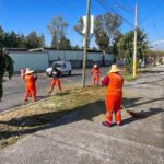 Cuadrillas del OOSL intervienen Cúmulo de Virgo para mejorar la limpieza en la capital poblana.