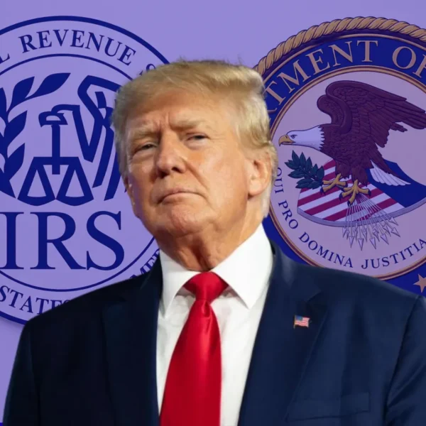 El acuerdo entre Trump y el IRS impediría futuras acciones legales y auditorías fiscales contra el presidente estadounidense, su familia y empresas vinculadas. IMAGEN: The Community Voice.
