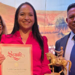 La senadora Liz Sánchez fue reconocida con el Zaragoza Awards 2026 en Los Ángeles.
