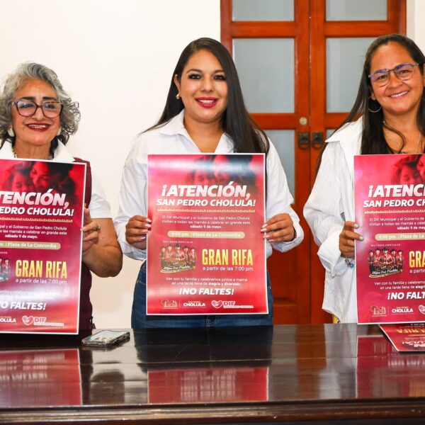 San Pedro Cholula celebrará el Día de las Madres con un festival en la Plaza de la Concordia.