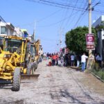 Como parte del programa #CallesAl100 6 mil habitantes de San Jerónimo Caleras serán beneficiados con mejoras viales, accesibilidad y alumbrado público.