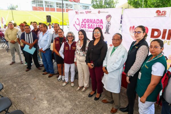 La Jornada de Salud en San Pedro Cholula incluyó vacunación, pruebas de detección, estudios clínicos, terapias físicas y esterilización de mascotas.