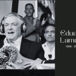 Murió Eduardo Lamazón, icónico comentarista de boxeo conocido como ‘Don Lama Lama Lamita’, a los 70 años. IMAGEN: El Horizonte.