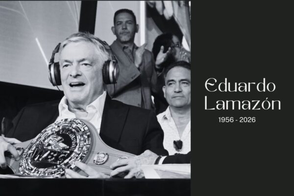 Murió Eduardo Lamazón, icónico comentarista de boxeo conocido como ‘Don Lama Lama Lamita’, a los 70 años. IMAGEN: El Horizonte.