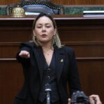 Yeraldine Bonilla Valverde es nombrada gobernadora interina de Sinaloa tras la licencia de Rubén Rocha Moya. FOTO: Especial.