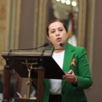 La expríista Norma Sirley Reyes asumirá la diputación federal del Distrito 3 de Teziutlán tras la salida de 'Marilyn' Ballesteros al gabinete estatal. FOTO: Congreso de Puebla.