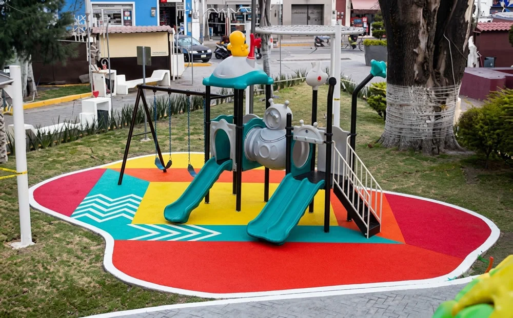 Juegos infantiles de Huejotzingo fueron inaugurados antes de publicarse la licitación por 4 millones de pesos, revela reportaje de El Popular