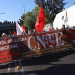 La CNTE realizará una megamarcha este 15 de mayo en la CDMX rumbo al Zócalo capitalino; habrá afectaciones desde temprano. FOTO: Cuartoscuro.