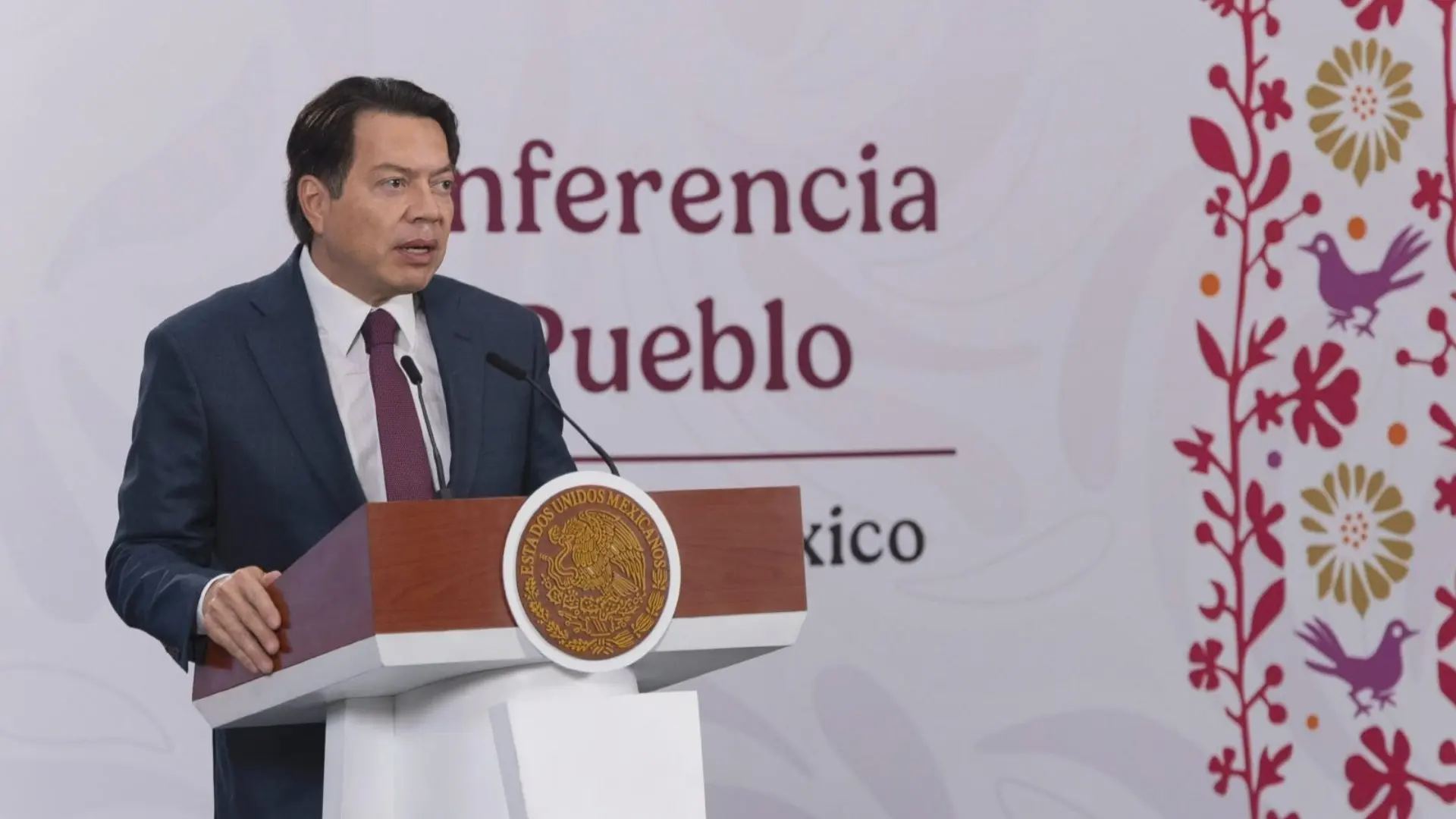 Mario Delgado afirma que la CNTE no tiene motivo para un paro nacional en medio del Mundial. FOTO: Presidencia.