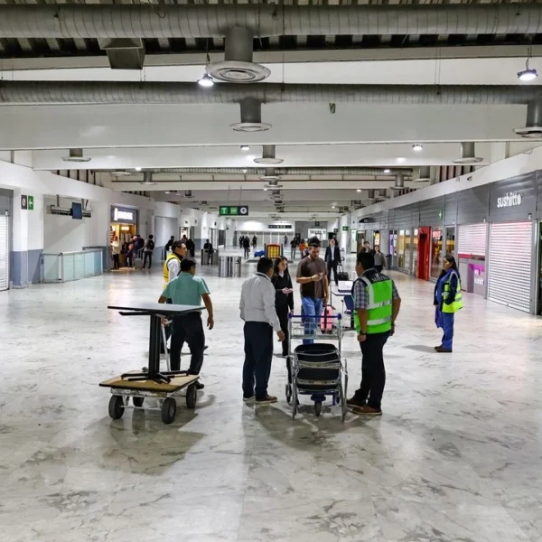 El AICM acelera una remodelación histórica rumbo al Mundial 2026. FOTO: AICM.