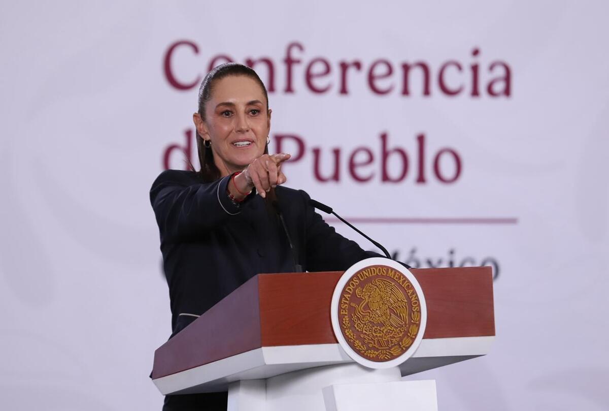Sheinbaum reconoció el trabajo de Andy López Beltrán al frente de la Secretaría de Organización de Morena. FOTO: Milenio.