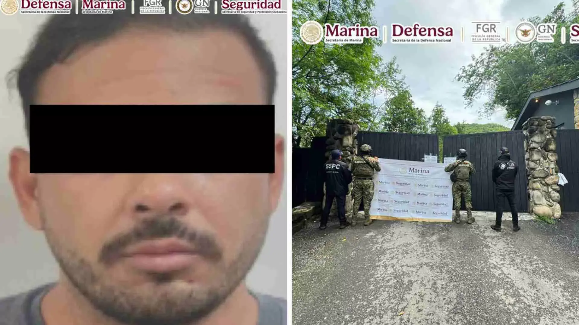 Capturan en Nuevo León a presunto líder de red de huachicol fiscal ligado al Cártel del Noroeste; aseguran tigres, armas y droga