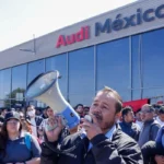El Sitaudi acordó una prórroga de 10 días con Audi México, frenando el estallido de huelga programado para este martes en San José Chiapa. FOTO: vía Yahoo Noticias.