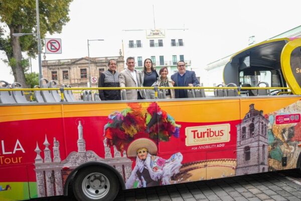 ¡Tlaxcala estrena Turibús! Conoce las nuevas rutas que recorrerán el estado.. FOTO: Cuarto De Guerra Tlaxcala.
