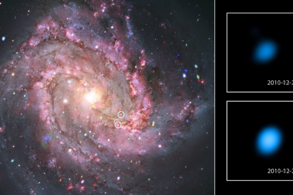 Astrónomos detectaron un posible remanente de supernova oculto cerca del centro de la Vía Láctea, cerca del agujero negro supermasivo de nuestra galaxia. IMAGEN: NASA.