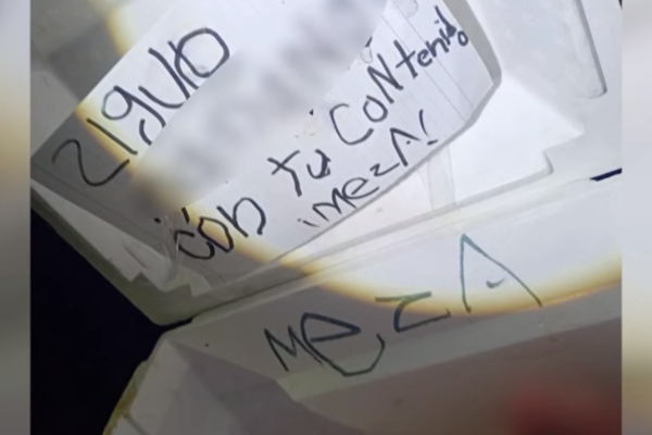 "Ya bájale tantito" - El director de Noticias San Luis denunció una amenaza y un ataque contra la vivienda de su madre. IMAGEN: Captura de pantalla.