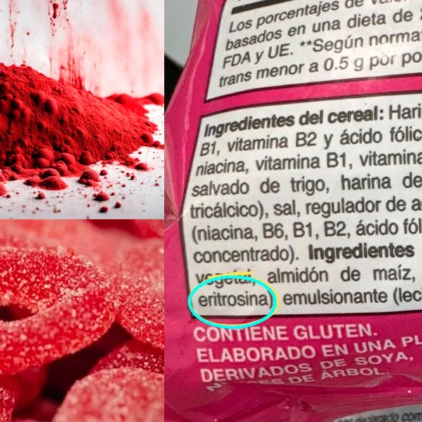 La Secretaría de Salud prohibió el uso de la eritrosina o colorante rojo 3 en alimentos, bebidas y suplementos. IMAGEN: Diario Jornada.
