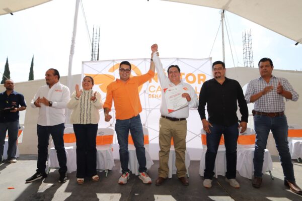 Néstor Camarillo aseguró que no existe división interna en Movimiento Ciudadano por aspiraciones políticas rumbo a 2027. FOTO: X @NestorCamarillo.