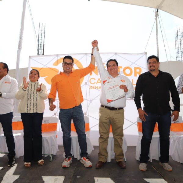 Néstor Camarillo aseguró que no existe división interna en Movimiento Ciudadano por aspiraciones políticas rumbo a 2027. FOTO: X @NestorCamarillo.