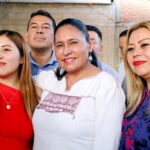 Ana Lilia Rivera lidera con el 50.1% de las preferencias la carrera interna de Morena por la gubernatura de Tlaxcala en 2027. FOTO: X @AnaLiliaRivra.