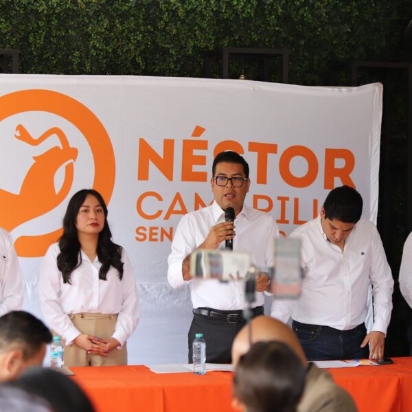 Rumbo a 2027, Néstor Camarillo confirmó que buscará la alcaldía de Puebla. FOTO: X @NestorCamarillo.