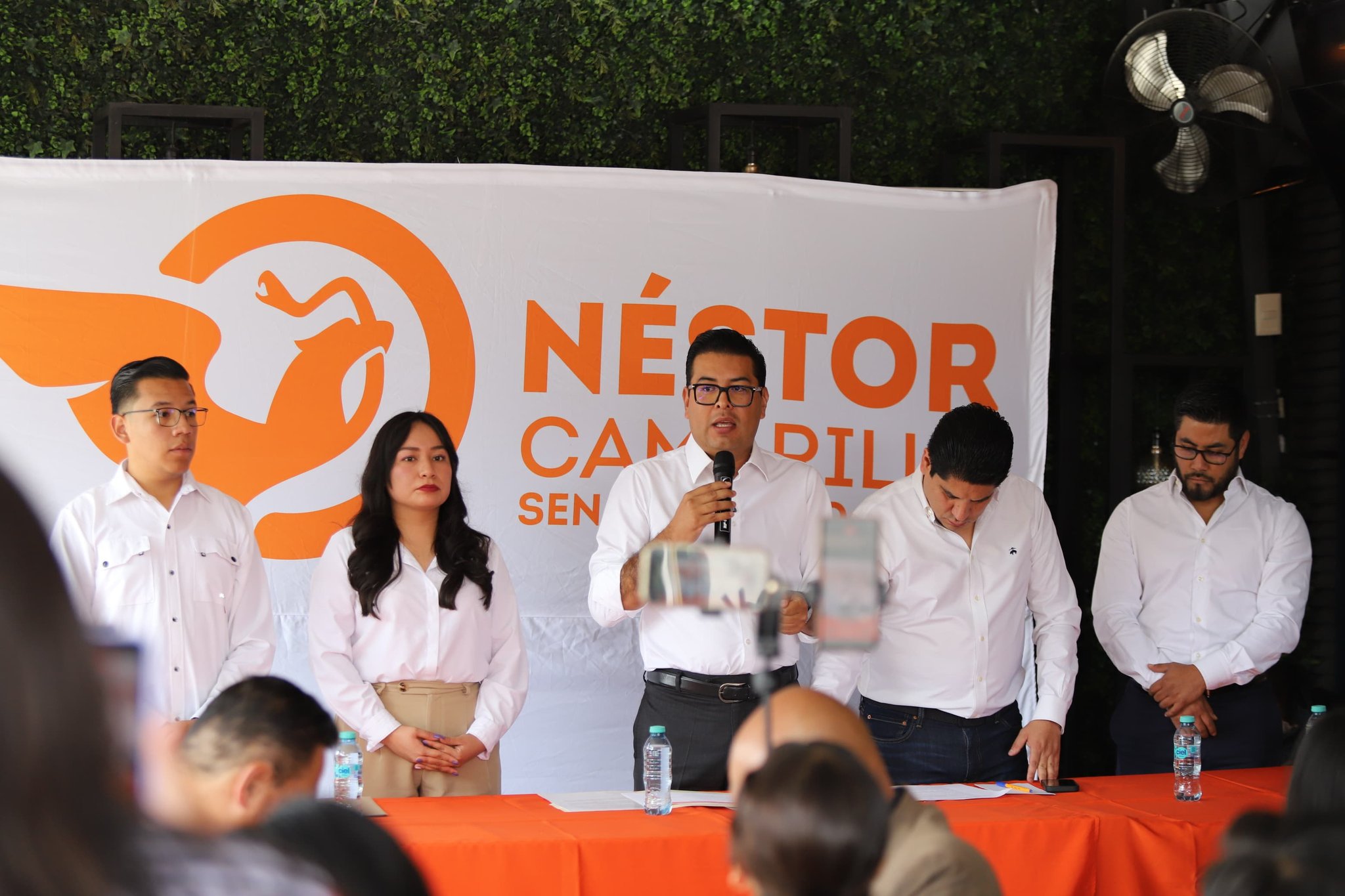Rumbo a 2027, Néstor Camarillo confirmó que buscará la alcaldía de Puebla. FOTO: X @NestorCamarillo.