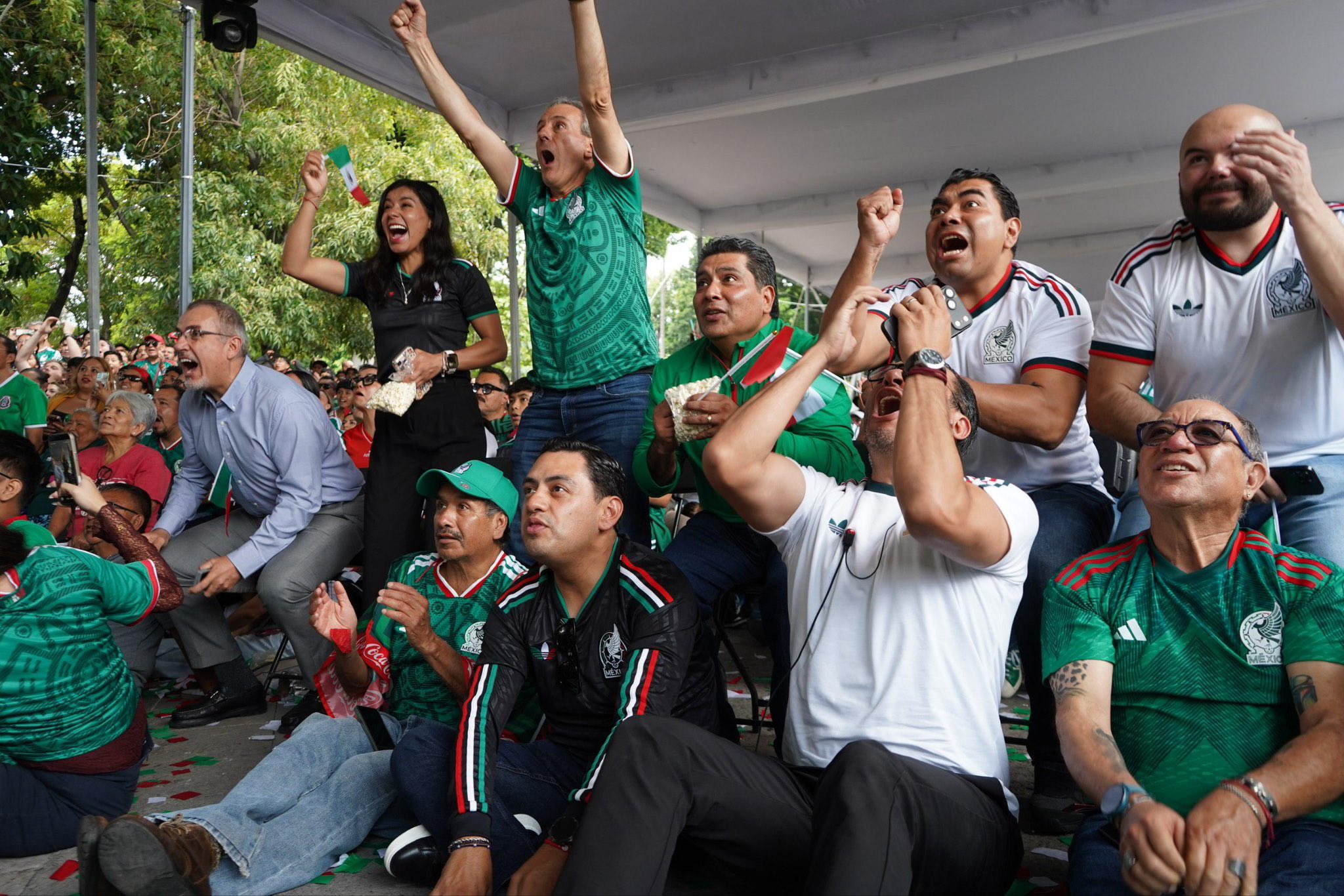 Mundial en el Zocalo