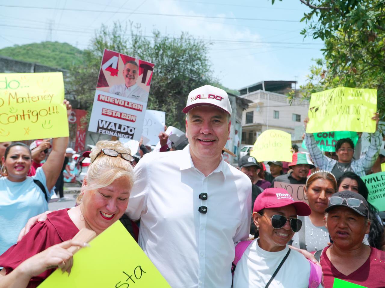 Waldo Fernández arranca recorridos en NL: “En cuanto ganemos, vamos a sacar a los corruptos”