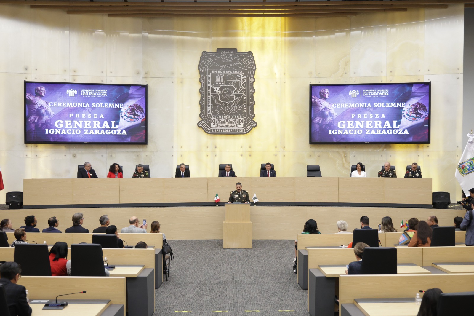 Armenta envía reformas al Congreso; plantea aplazar elección judicial y anular elecciones en Puebla por injerencia extranjera. FOTO: Congreso de Puebla.