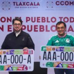 Tlaxcala lanza placas vehiculares conmemorativas del Mundial 2026; costarán 1,232 pesos. FOTO: vía El Periódico de Tlaxcala,