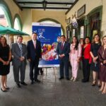 Tonantzin Fernández recibe al embajador de China e inaugura exposición cultural en Cholula.
