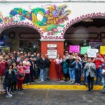 Tonantzin Fernández entrega rehabilitación del Mercado Cosme del Razo.