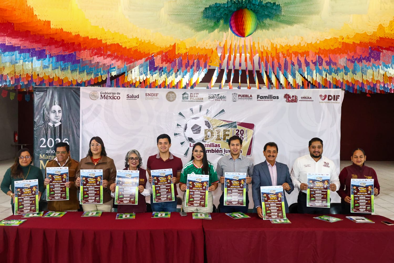 Lanzan el Mundialito DIF 2026 en Cholula: fútbol gratis, picnic y pantallas gigantes