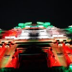 El Palacio Municipal de Puebla estrena iluminación LED: activan 163 proyectores de última tecnología Pepe Chedraui enciende la nueva iluminación LED del Palacio Municipal de Puebla.