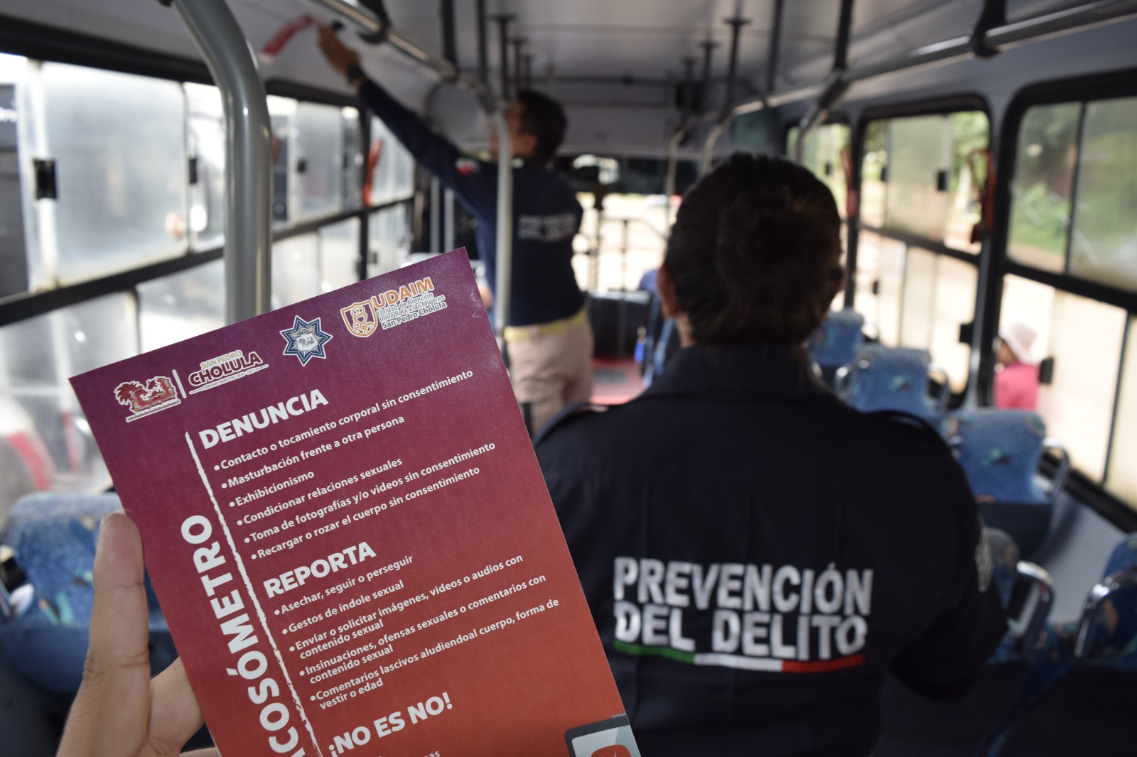 “De camino sin miedo”: arranca en Cholula programa contra el acoso en el transporte público