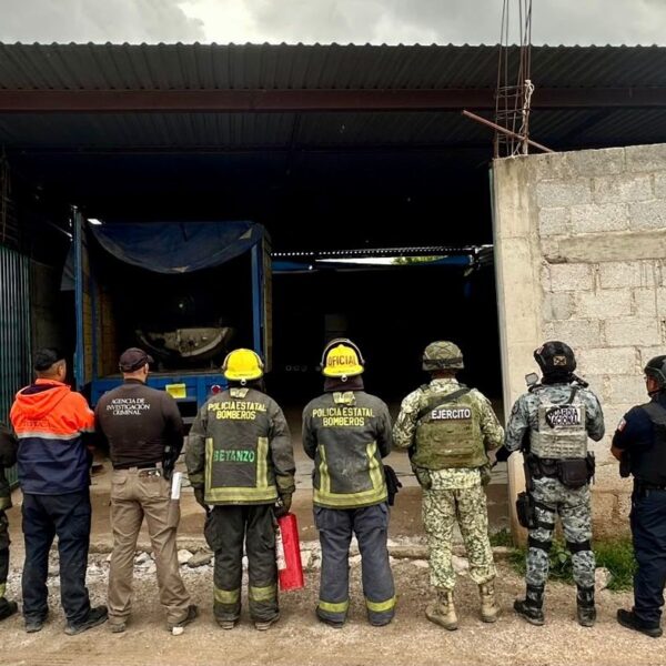 Decomisan casi 18 mil litros de combustible ilícito en Tepeaca tras megaoperativo. FOTO: NTCD.