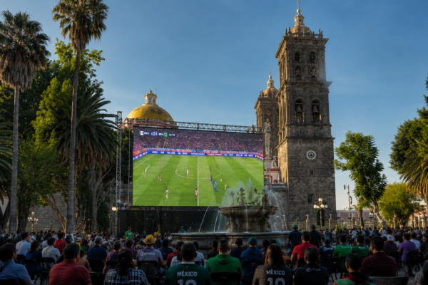 Pepe Chedraui anuncia transmisiones gratuitas de todo el Mundial y mega intercambio de estampas en el Zócalo. IMAGEN: vía A Tiempo Noticias.