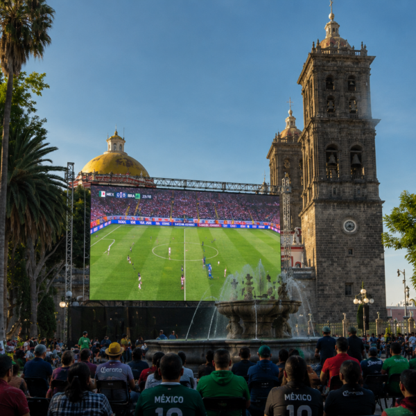 Pepe Chedraui anuncia transmisiones gratuitas de todo el Mundial y mega intercambio de estampas en el Zócalo. IMAGEN: vía A Tiempo Noticias.