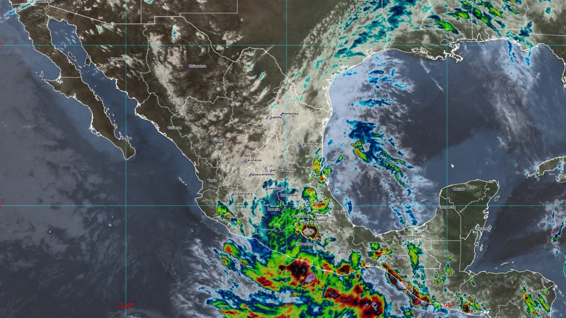 Tormenta tropical Boris mantiene alerta en Guerrero y Oaxaca por lluvias torrenciales, vientos y oleaje elevado