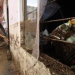 Las fuertes lluvias resultaron en el desbordamiento de una barranca en Cd. Serdán que dejó más de 30 viviendas y casi 200 personas afectadas. FOTO: El Sol de Puebla.