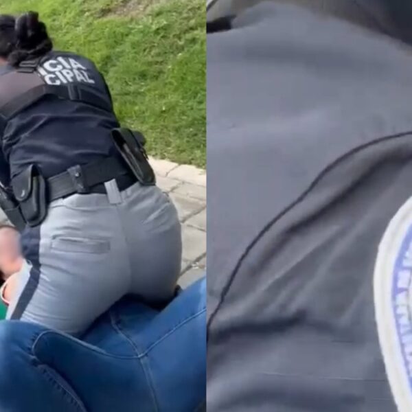 FGE y CDH investigan presunto abuso policial contra madre e hijos en San Andrés Cholula. IMAGEN: Captura de pantalla.